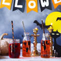 Amazon Eco Biodegradable Hallowmas Disposable Drinking Paper Straw